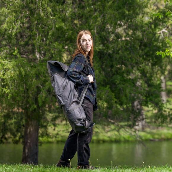 Ozark Trail Swing Hammock Chair, Black Grey, Portable - Picture 6 of 9